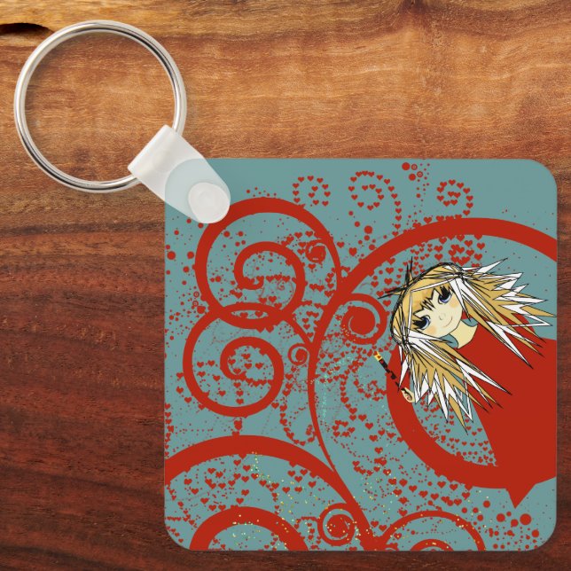 Llavero Amor animado - Personaliza - (Anverso)