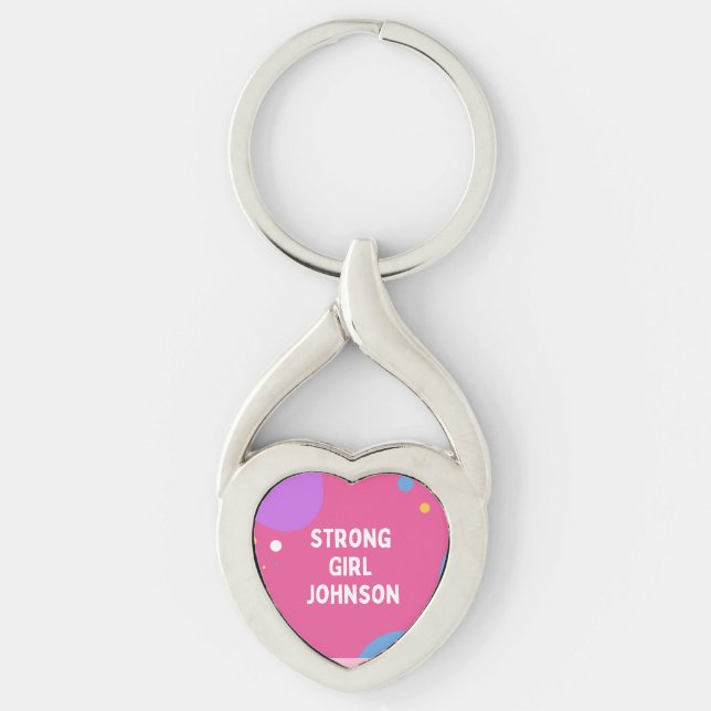 Llavero Amor - Chica Stong Johnson Pin (Anverso)