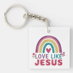Llavero Amor Como Jesús, Fe Inspirada,