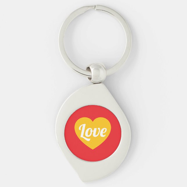 Llavero Amor,corazón,personalizado (Anverso)