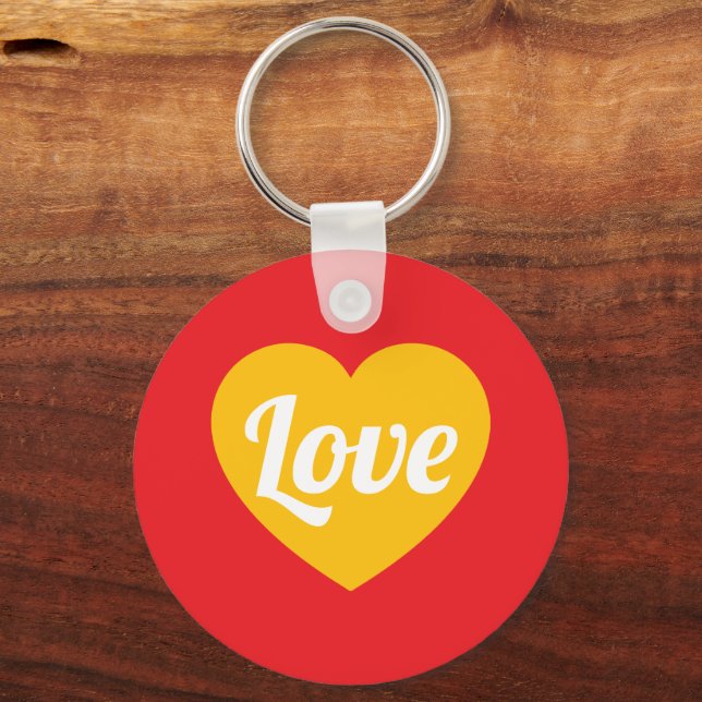 Llavero Amor,corazón,personalizado (Anverso)