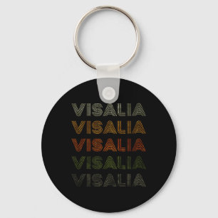 Llavero Amor Corazón Visalia Tee Grunge Estilo Vintage Neg