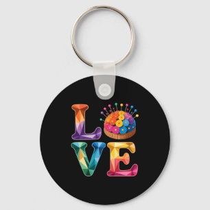 Llavero Amor Costura Quilting N Almohada Arcoíris Artesana