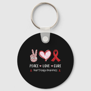 Llavero Amor Cure Heart Disease Awareness Hombres Mujeres 