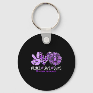 Llavero Amor Cure Sunflower Leopardo Sobredosis Conciencia