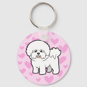 Llavero Amor de Bichon Frise