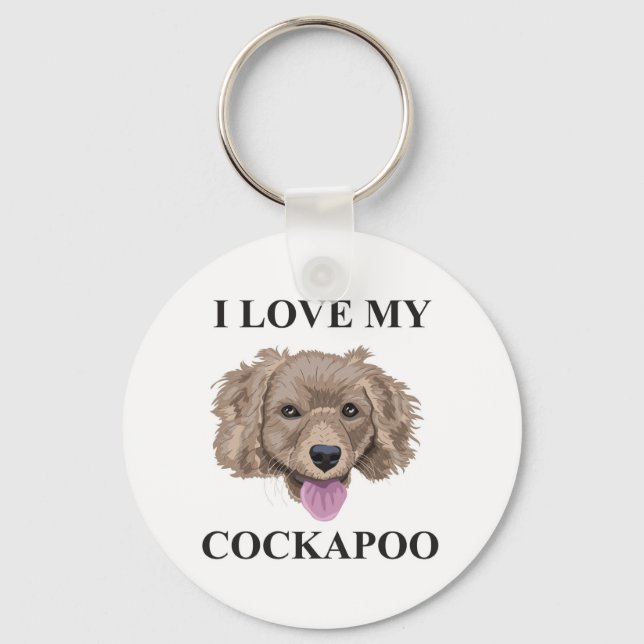 Llavero Amor de Cockapoo (Anverso)