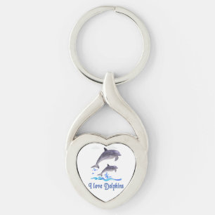 Llavero Amor de delfines