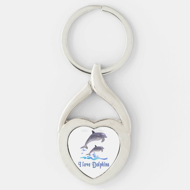 Llavero Amor de delfines (Anverso)