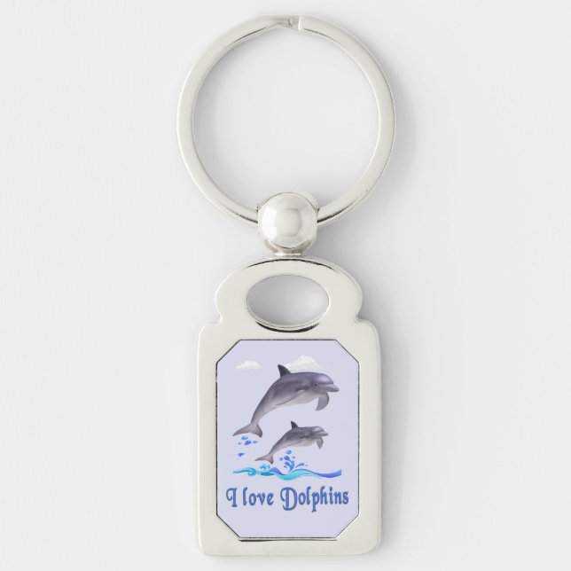 Llavero Amor de delfines (Anverso)