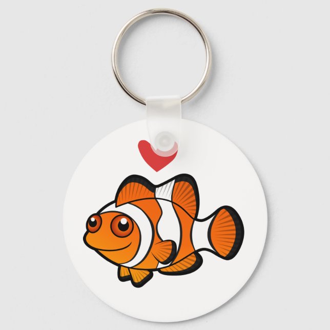 Llavero Amor de Pez Payaso (Anverso)