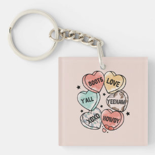 Llavero Amor de vaquero - Corazones occidentales
