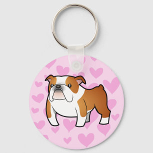 Llavero Amor del bulldog