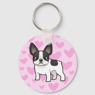 Llavero Amor del bulldog francés