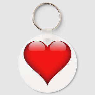 Llavero Amor del corazón rojo