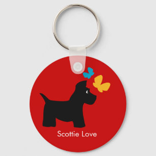 Llavero Amor del perro del escocés