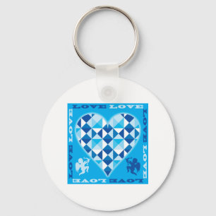 Llavero Amor (Diamante Azul)
