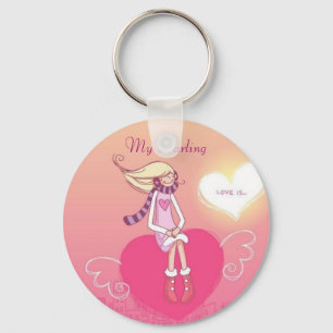 Llavero Amor en el aire - mi querido (señora Keychain)