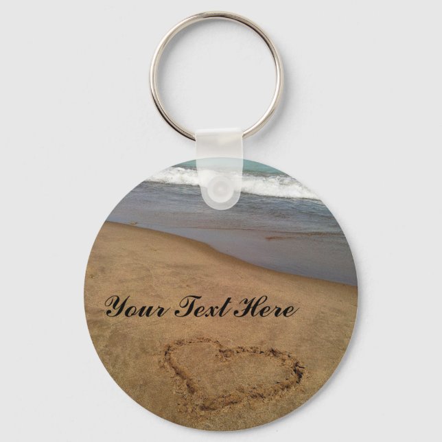 Llavero Amor en el Beach Keychain (Anverso)