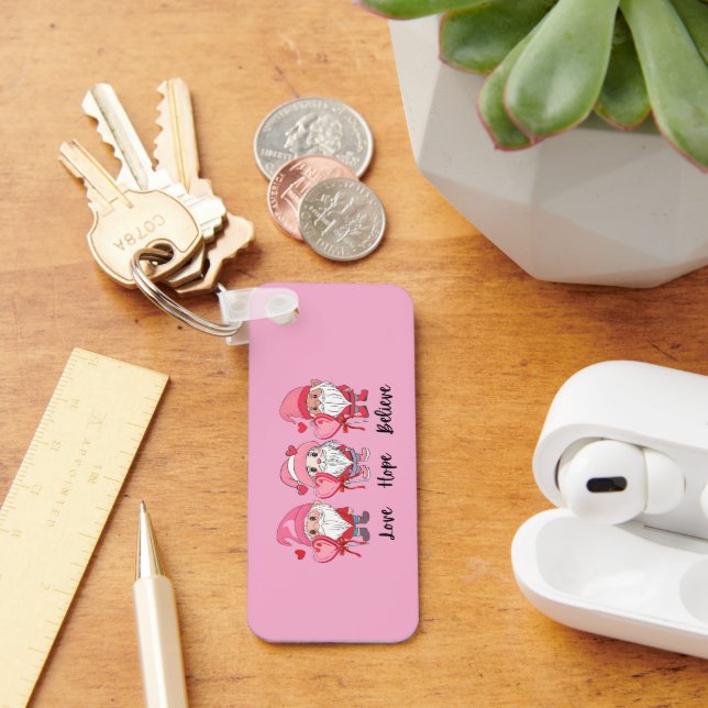 Llavero Amor esperanza creer en dulce Día de San Valentín (Escritorio )