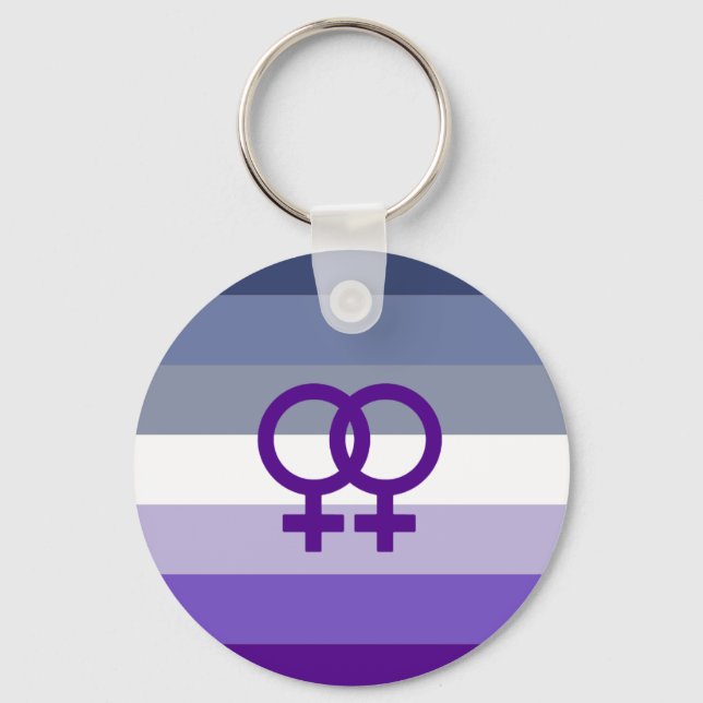 Llavero Amor Lésbico Butch Orgullo WLW (Anverso)