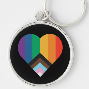 Llavero Amor LGBT+orgullo. Bandera del arco iris Keychain