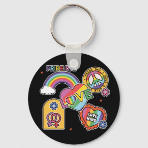 Llavero Amor. LGTB+Orgullo. Día del orgullo. Amor arcoiris