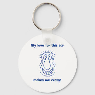 Llavero Amor loco para los coches