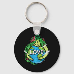 Llavero Amor Madre Tierra Planeta Hug Naturaleza Medio Amb