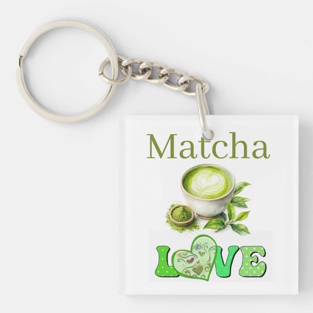 Llavero Amor Matcha (Frente)