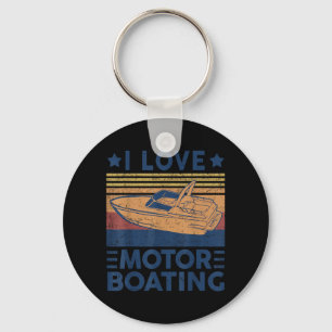 Llavero Amor Motor-Boating Motorboating Divertido Capitán 