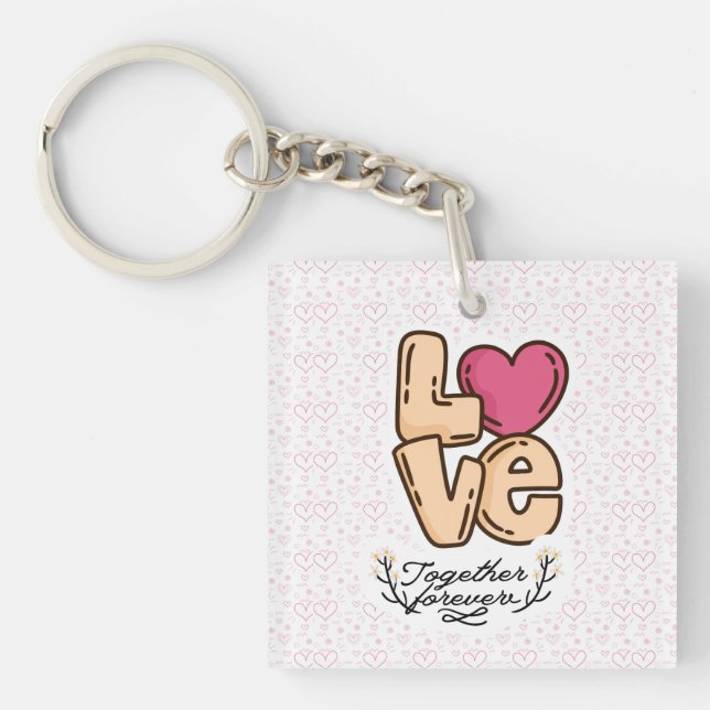 Llavero amor para siempre (Frente)