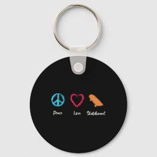 Llavero Amor Paz Patineta Patinaje Fan Patinador