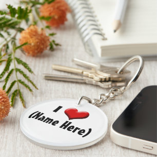 Llavero Amor personalizado de I… El día de San Valentí