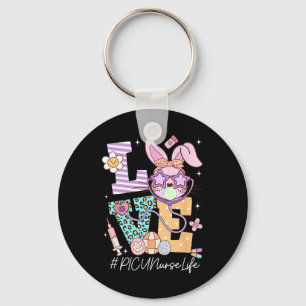 Llavero Amor Picu Enfermera Pascua Bunny Huevos Stethoscop