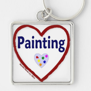 Llavero Amor: Pintura - Keychain