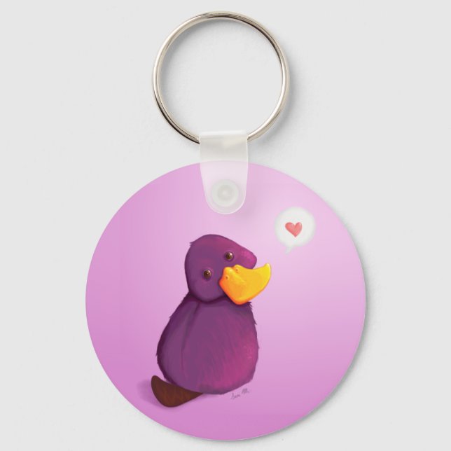 Llavero Amor Platy: Keychain (Anverso)