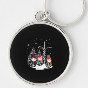 Llavero Amor por Dios   Jesús Faith Hope Love Snowman