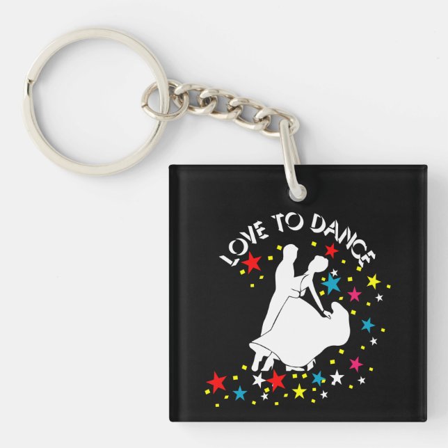 Llavero Amor por la danza (Frente)
