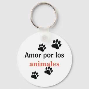 Llavero amor por los animales