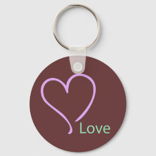 Llavero Amor simple y corazón