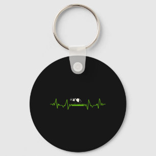 Llavero Amor Vaca Válvula EKG Latido Corazón Paciente Moo