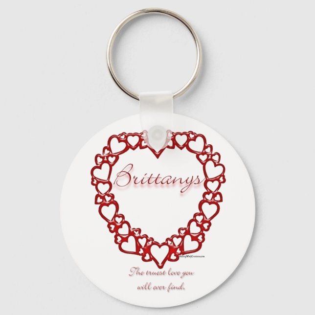 Llavero Amor Verdadero Británico - Keychain (Anverso)