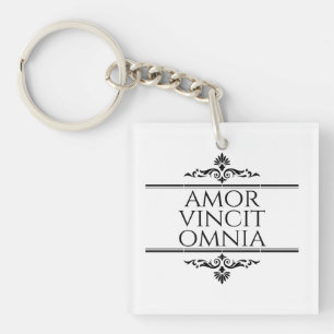 Llavero Amor Vincit Omnia - El amor conquista a todos