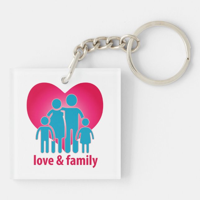 Llavero Amor y familia (Atrás)