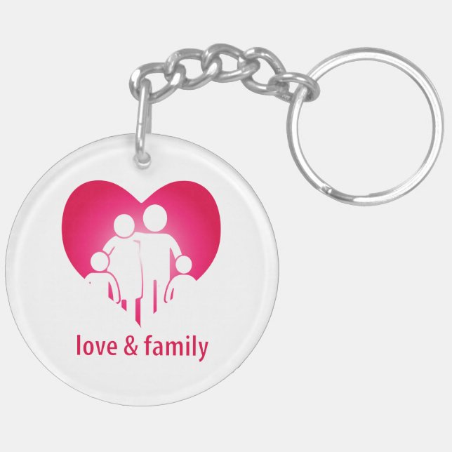 Llavero Amor y familia (Izquierda Bajo)
