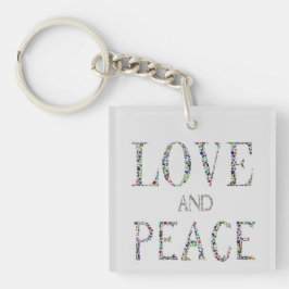 Llavero Amor y paz