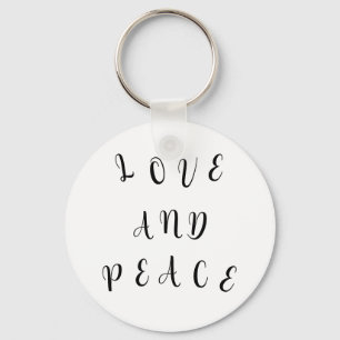 Llavero Amor Y Paz Cuidados
