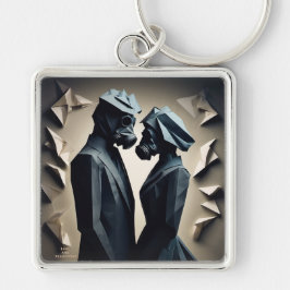 Llavero AMOR Y RESISTENCIA Origami Premium Keychain Metali