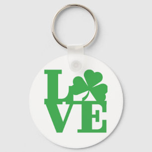Llavero AMOR Y Shamrock